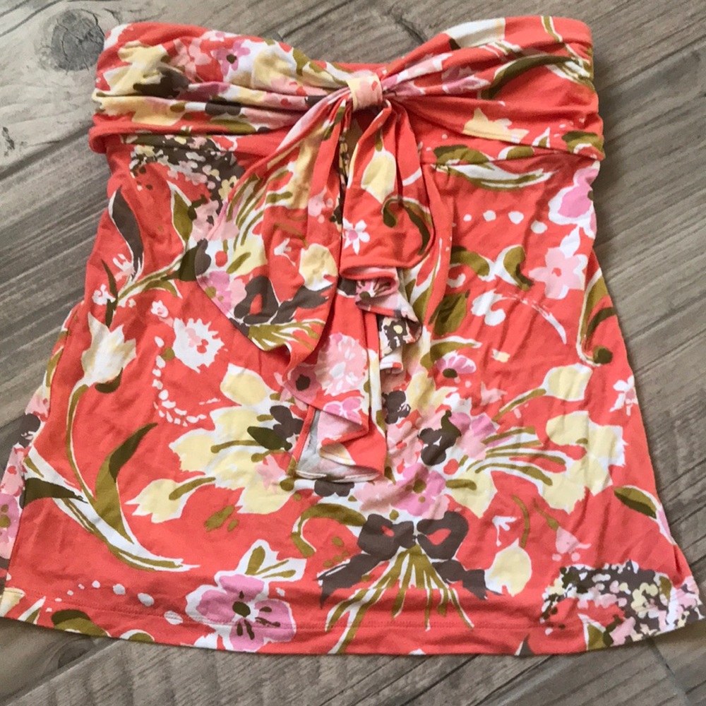 Tommy Bahama Bandeau floral top size XXS